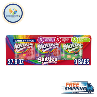Skittles Gummies Variety Pack Gummy Candy, 37.8 oz. FREE SHIPPING!!!