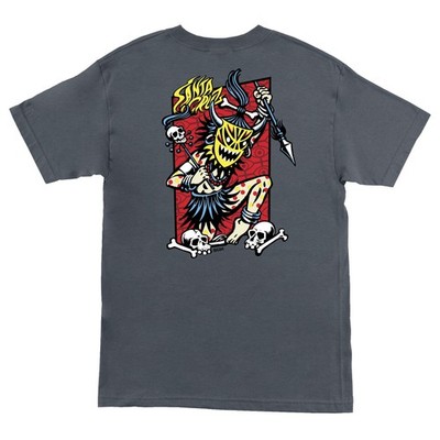 Santa Cruz SALBA VOODOO FRAME Skateboard T Shirt CHARCOAL | eBay