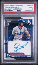 2024 BOWMAN CHROME PRSPCT AUTOS #CPATL THAYRON LIRANZO PSA 9