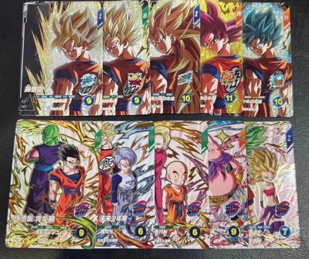Dragon Ball Super Divers sdv9 PUR GPUR 10 cards Complete Set Mint