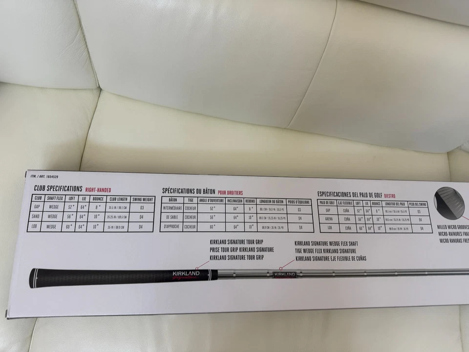 Kirkland Signature Gen 2 3-Piece Golf RH Wedge Set (Limited supply remaining) - Image 4 of 4