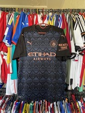 MANCHESTER CITY 2020 2021 AWAY FOOTBALL SHIRT SOCCER JERSEY PUMA 757065-02 sz XL