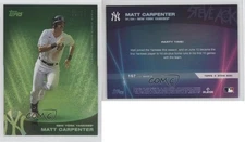 2022 Topps X Steve Aoki Green Glitter Blast /50 Matt Carpenter #167