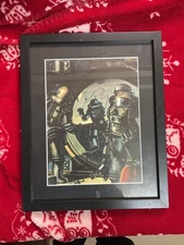 JACK COGGINS Vintage FRAMED Fantasy Sci-fi Art Space Astronomy NASA