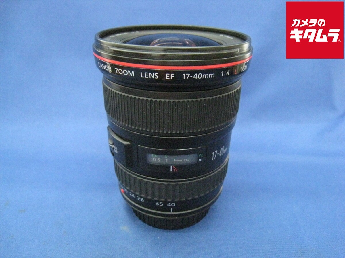 CANON EF17-40mm F4L USM for Canon EF mount -Near Mint- `0713