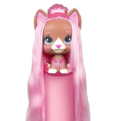VIP Pets Mega Pet Nyla | Stylingkopf Set mit extra langen fließenden Haaren Easy To B