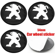 4 pezzi vecchio adesivo badge refit cerchio auto mozzo centrale 54 mm per 508 208 308