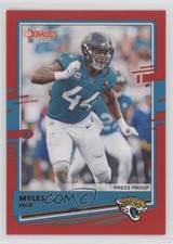 2020 Panini Donruss Press Proof Red Myles Jack #131 00ah