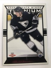 Ales Hemsky 2002-03 Private Stock Titanium #115 ROOKIE RC RED SP OILERS /299