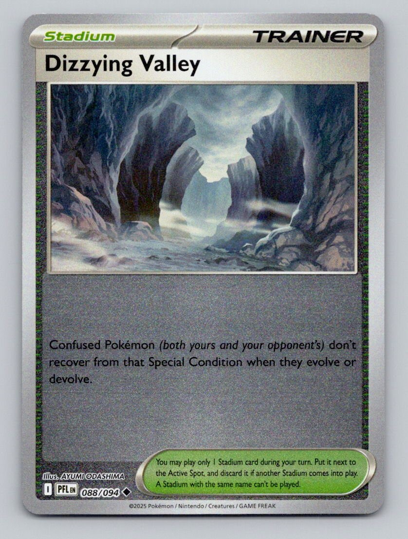 Reverse Holo Dizzying Valley 088/094 Uncommon Phantasmal Flames Pokemon