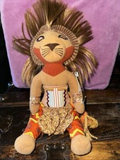 Disney The Lion King Broadway Musical Simba 10" Stuffed Costume Doll Plush NWT