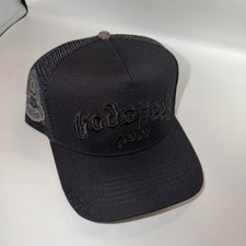 Godspeed Trucker hat Triple Black/green  3 Hatpin