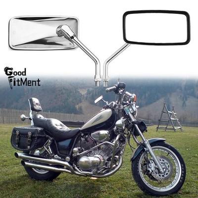 Motorrad Rückspiegel Rechteck Spiegel Für Yamaha Virago 250 535 550 750 920 1000