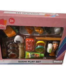Just Pretending Sushi Play Set 22pc Kitchen Toy Ages 3-4 Multicolored