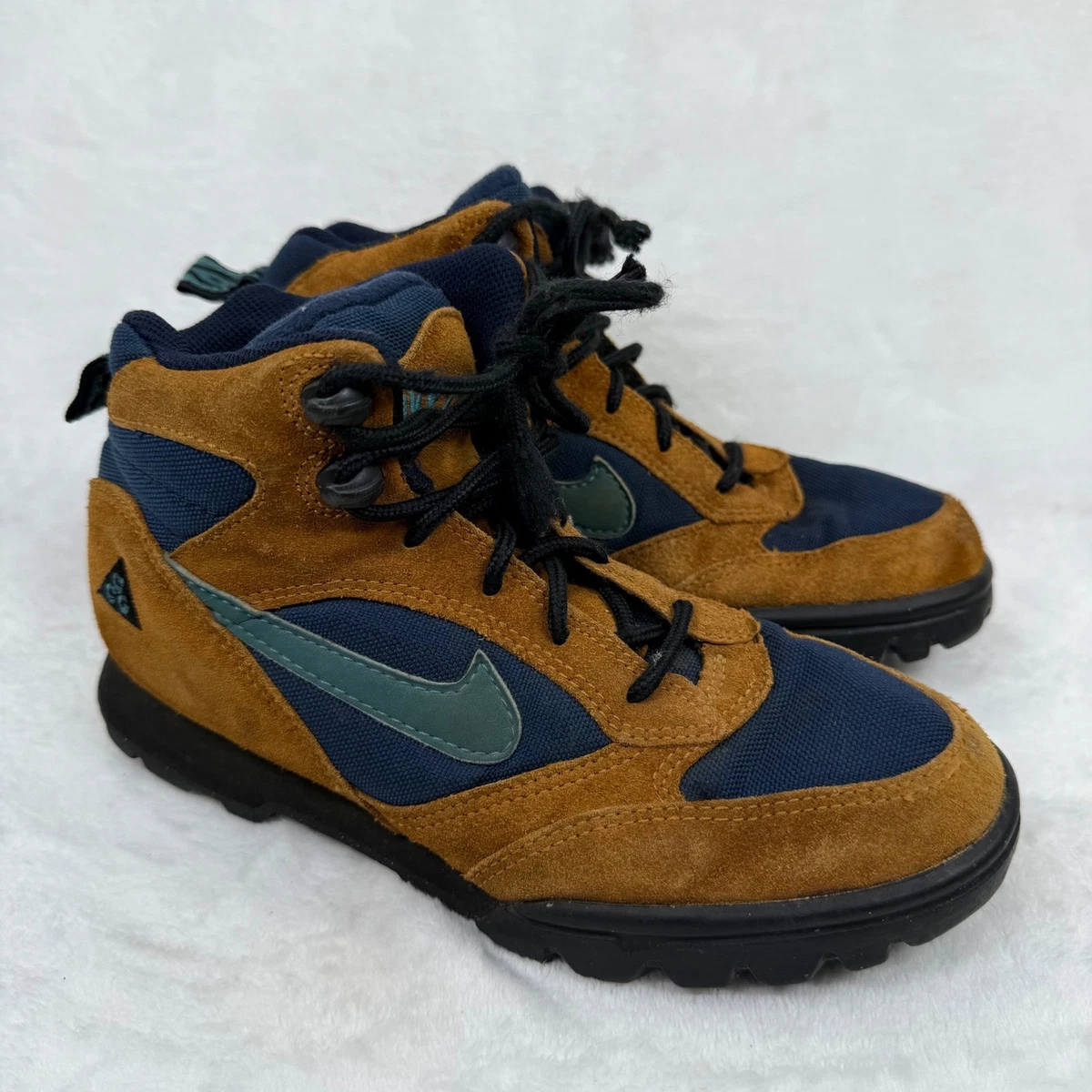 Vintage 1997 Nike ACG Half Baked Suede Fleece Boots 185102-271 Mens 8 Nike ACG Suede Brown Boots for Men | eBay main image 4