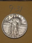 1930 S  Standing Liberty Quarter VF Cleaned Lot 9-31