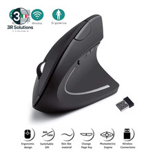 Ergonomic 2.4GHz 3DPI Adjustable 800 Wireless Optical Mouse