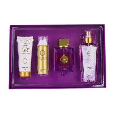 Armaf Club De Nuit Maleka Gift Set for Women | 4 Piece Luxury Collection