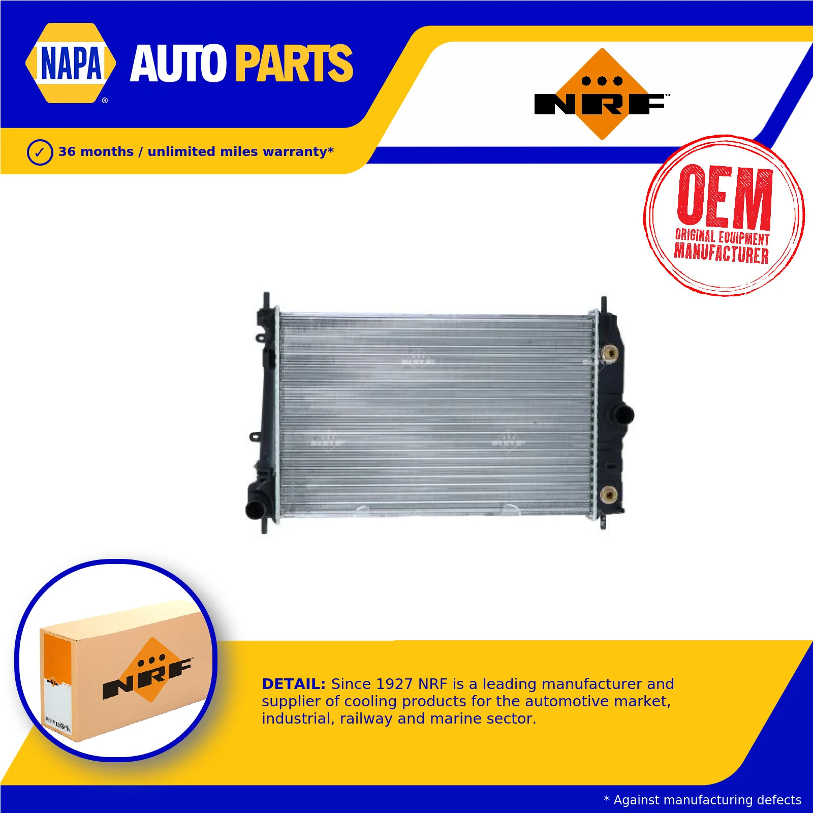Radiator fits JAGUAR XK8 X100 4.0 96 to 05 NRF C2N4578 C2N4579 MJA4190AE Quality