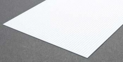 Evergreen Scale Models 4503 1/8'' x 1/8'' x 6'' x 12'' Polystyrene Square Tile