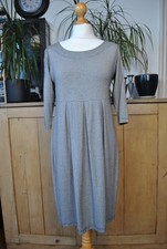 Masai Black and White Striped 3/4 Sleeve T‑Shirt Dress Size L Smart Casual