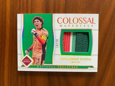 Guillermo Ochoa 2022 Panini National Treasures Colossal Patch /10 Mexico FIFA WM