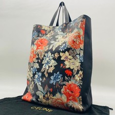 CELINE Borsa a tracolla a mano borsa in pelle multicolore vintage autentica dal GIAPPONE