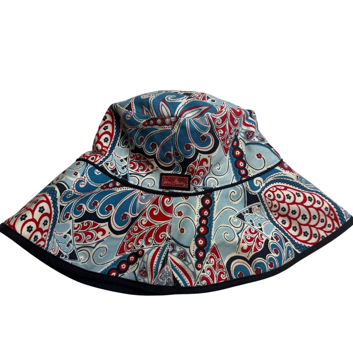 Vera Bradley Reversible Paisley Peacock Pattern Bucket Hat Sun Hat Vera Bradley Peacock Bucket Hat (2007 Retired | Mercari main image 2