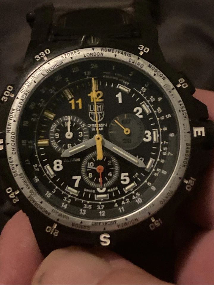 Rare Luminox 8840 Recon Chronograph Black Watch - Image 3 of 4