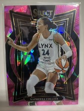 2025 WNBA Select Napheesa Collier Pink Ice #100 Minnesota Lynx