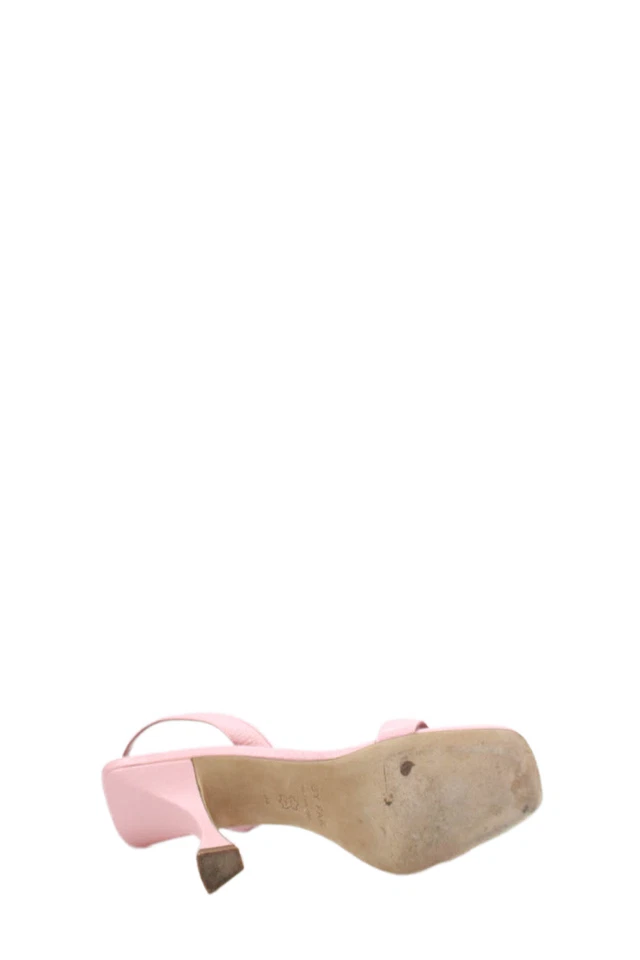 By Far Mujer Puntera Abierta Cordones Correa Tacones Rosa Talla 38 EUR Foto 4 de 4