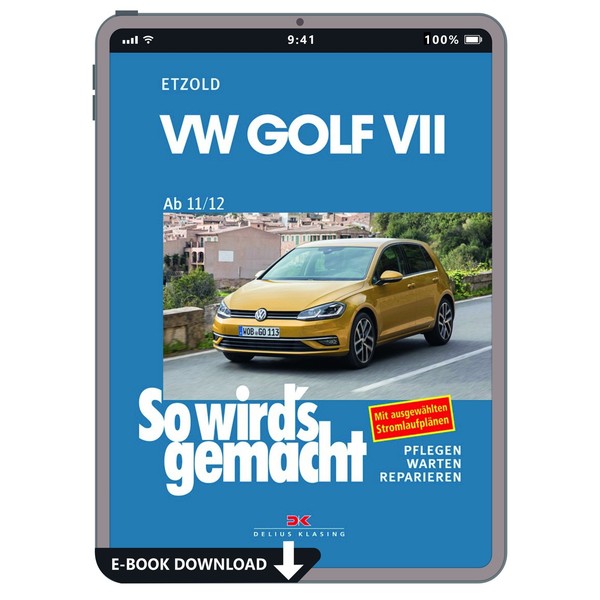 VW Golf 7 Typ AU 2012-2021 So Wird's Gemacht Reparaturanleitung E-Book PDF-image