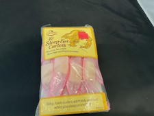 Vintage Goody 10 Sleep Set Curlers Foam Wrap Rollers 1979