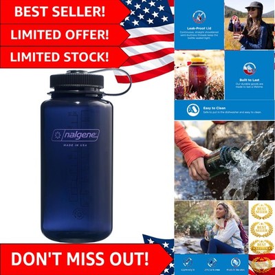 Versatile 32 oz Wide Mouth Water Bottle - Shatter Resistant & Easy to Clean