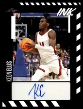 2023-24 Leaf Ink Base Autographs Keon Ellis Auto #BA-KE1