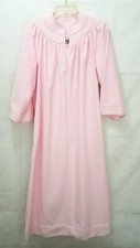 Evelyn Pearson Vintage Long Night Sleeping Gown Pink - Womens Medium Grandma
