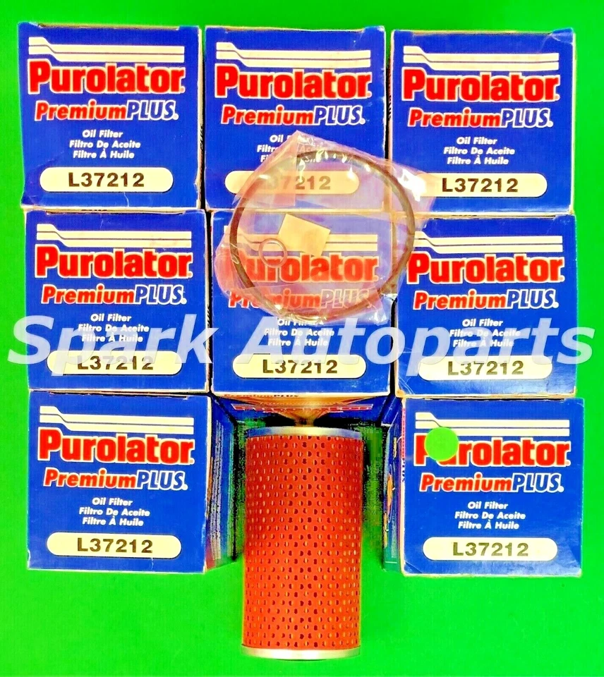 New Lot of 8 Engine Oil Filter PUROLATOR L37212 For BMW 530I, 540I, 740I, 850CSi Foto 3 de 4
