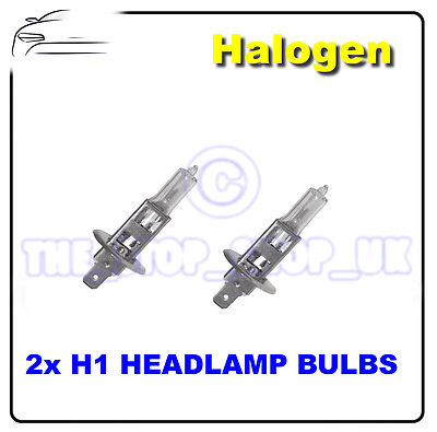 2x Ersatz Halogen H1 One Pin 55W Scheinwerfer Glühbirnen