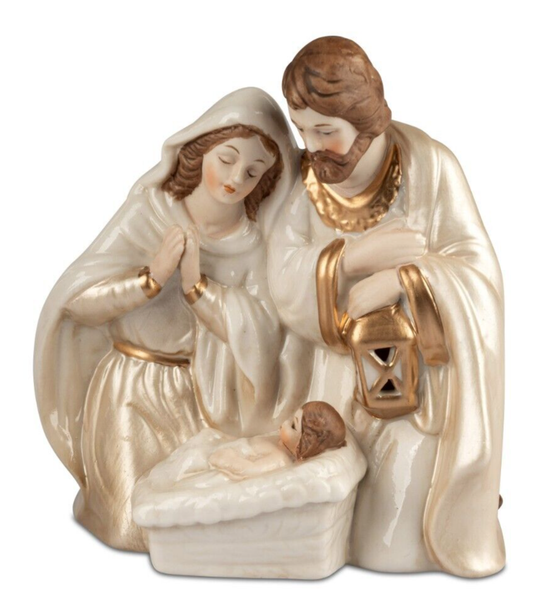 Formano Heilige Familie Ca. 12 Cm Hoch Krippenfigur Porzellan Handbemalt 728388-image