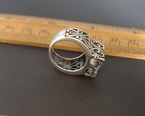 Silpada 925 Sterling Silver CZ "Uptown" Ring *Size 5 *7 Grams - Picture 6 of 9