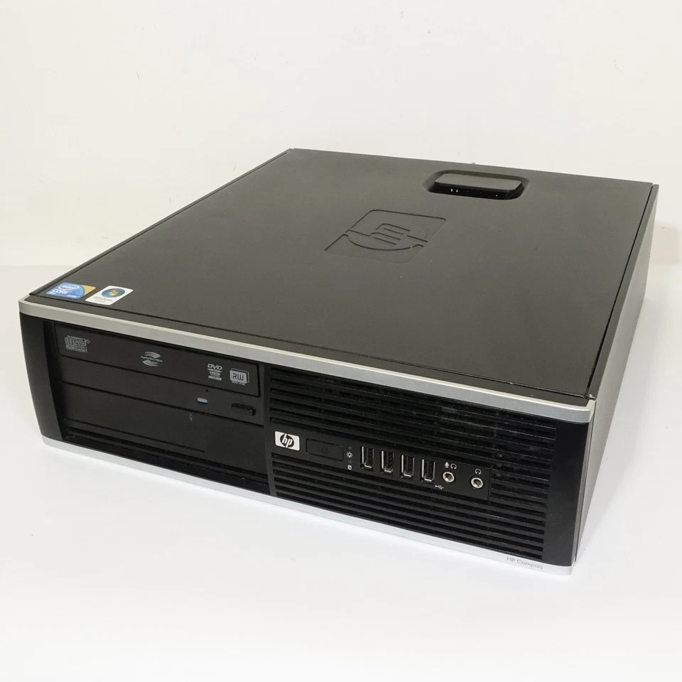 Computer System HP 8000 Elite Intel Core2Duo E8400 3GHz Dell 17 Monitor Keyboard - Image 2 of 4