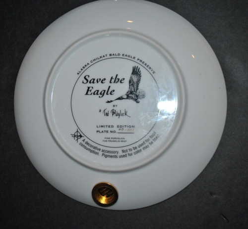 FRANKLIN MINT Plate S/5 Eagle Plate 4 di Spencer Williams 1 di Ted Blaylock LTD - Foto 8 di 12