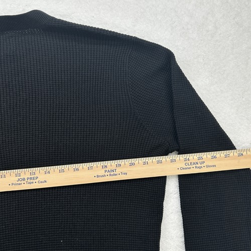 GAP Maglione Uomo Medium True Black Maglia Termica Girocollo Pullover Nuovo - Foto 8 di 10