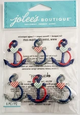 Jolee's Boutique ANCHORS REPEATs Dimensional Stickers - 6 pcs