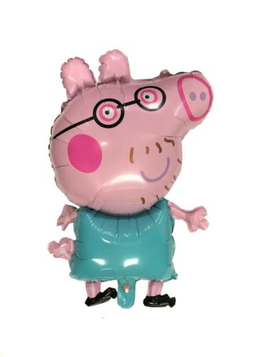 Globos grandes 19-28" Peppa pig George fiesta de cumpleaños lámina aire helio Reino Unido - Imagen 10 de 19