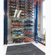 Car Display Case Diecast 1/24 Scale 1:24 Collection Shelf Cabinet Acrylic 24PC