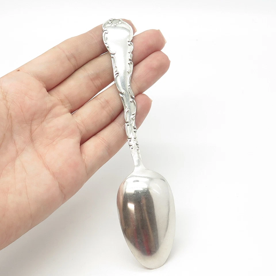 Antigua toalla Art Deco de plata de ley 925 cuchara de estados y ciudades de Virginia Occidental Foto 2 de 4