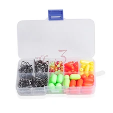 Fishing Kit Pompano Rig Bottom Rig Snell Floats Bait Rig Ball Bearing Swivels