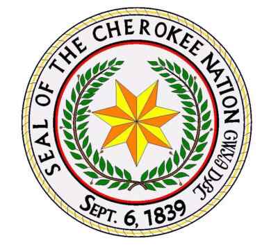 Seal of The Cherokee Nation Sticker Decal R733