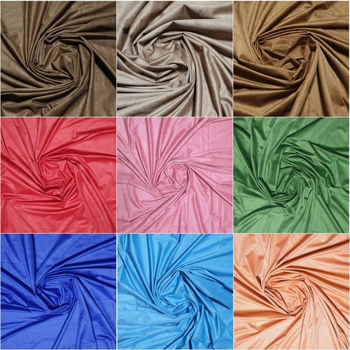 Soft Faux Suede Sheep Doeskin Suedette Clothing Fabric Rare 302 color varies 60" - Picture 2 of 765